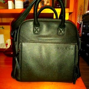 Aya and Co. Diaper bag and matching fanny pack.